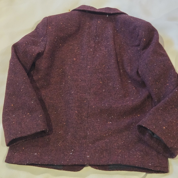 Class Club Boys Wool Blend Blazer. 4T. Red,Pocket Square, 2 Button Lined. - Picture 2 of 11